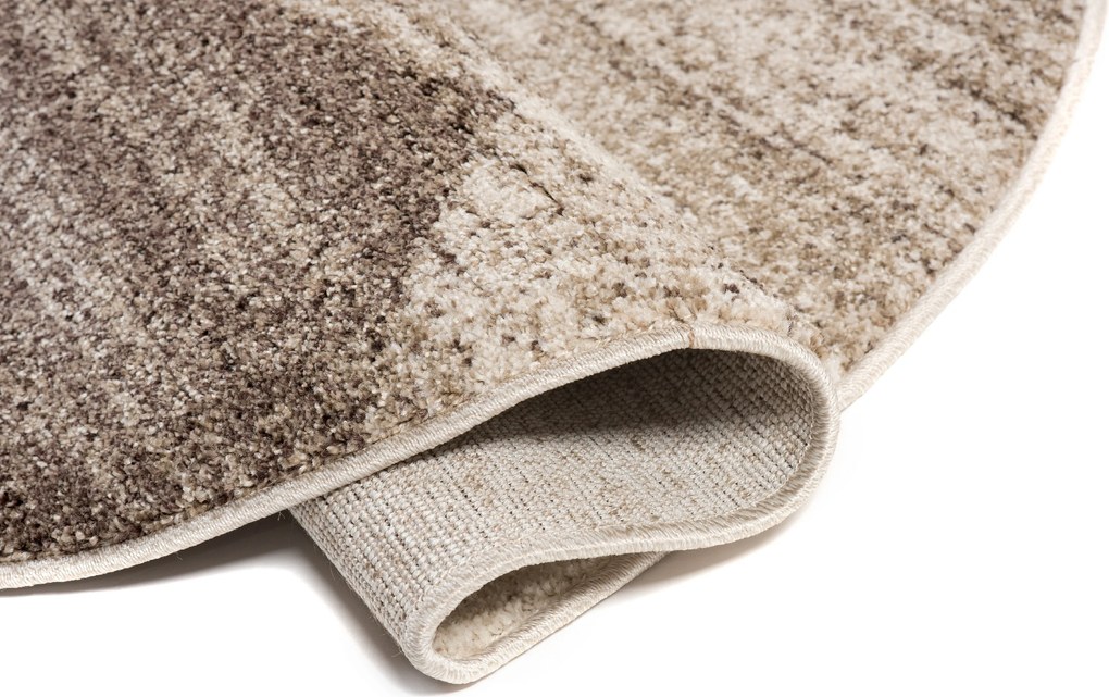 TA Koberec K195B BÉŽOVÉ SARI KOLESO 3UX Rozmer: 200x200 cm