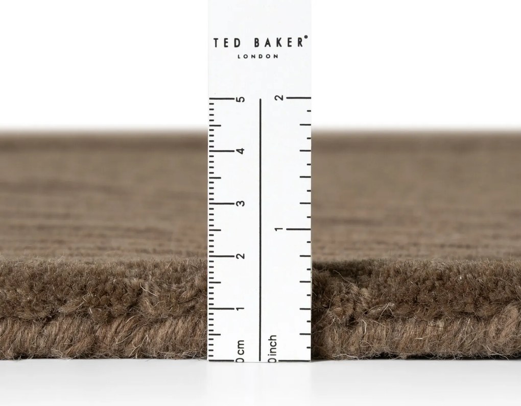 Ted Baker, Kusový koberec Ted Baker Kensington 106401 Braun kruh, 200x200, hnedá, kancelária