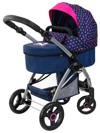 Bayer Design Kombinovaný kočík pre bábiky City Max (modrá)  (100378301)