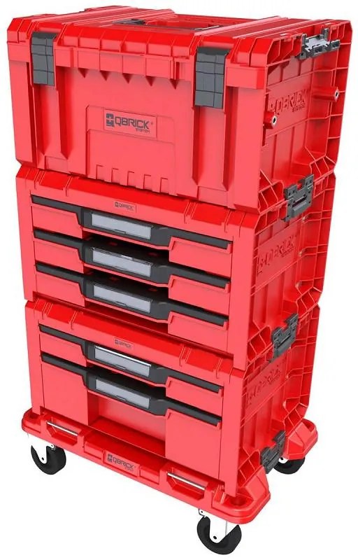 Qbrick System Pro Red Ultra HD Drawer Workshop Set 4