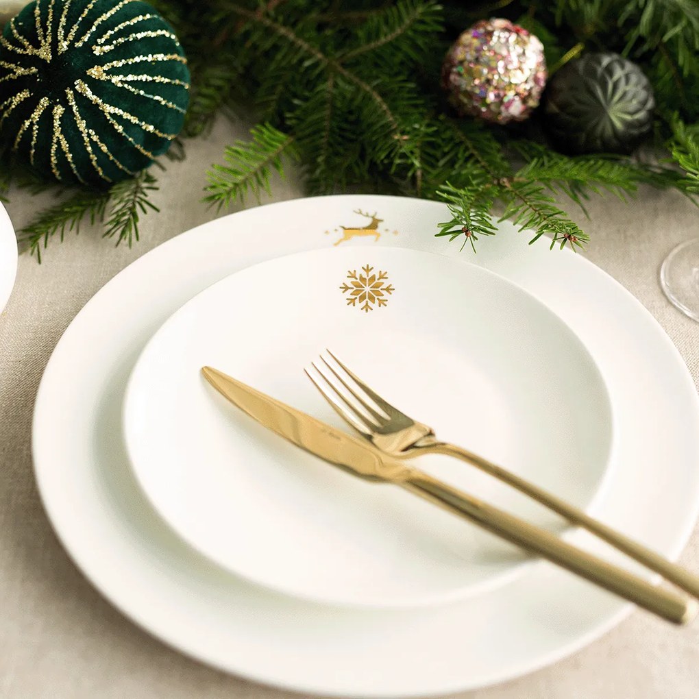 Tanier dezertný 20, 5 cm - Premium Platinum Line Merry Christmas - 490040