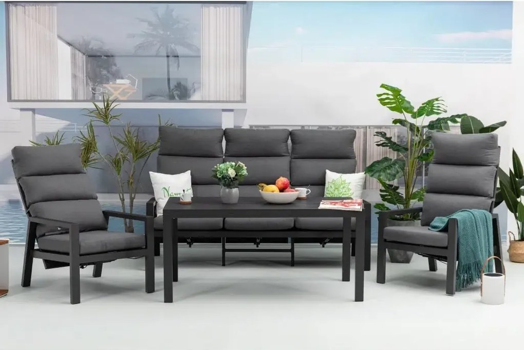 Záhradná súprava SANTINI 2+1+1