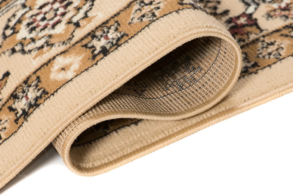 TA Koberec L612A LIGHT BEIGE EUFRAT BGX Béžový (svetlý) Obdĺžnikový Rozmer: 80x150 cm