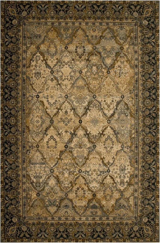 200 x 300 cm Koberec Dywilan Superior Grenada Koniak Vlna Ornament Klasický