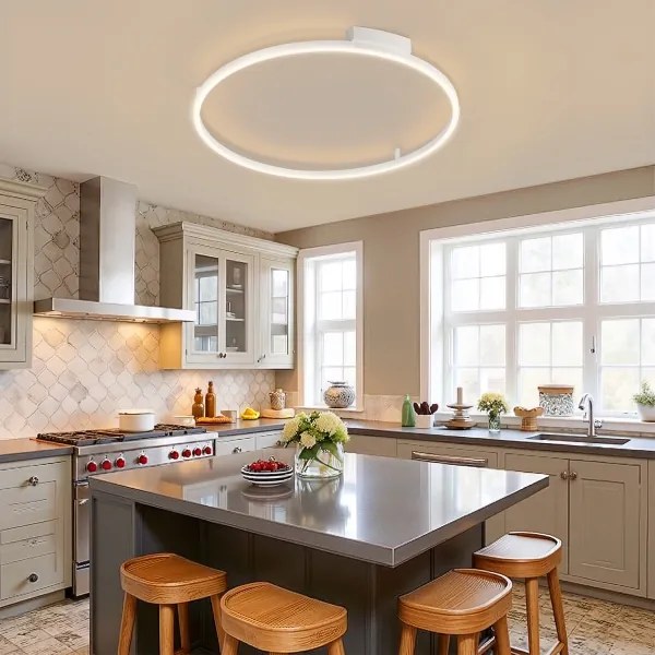 BRILAGI - stmievateľné LED svietidlo PORTOFINO LED/60W/230V, pr. 80 cm, biela + DO