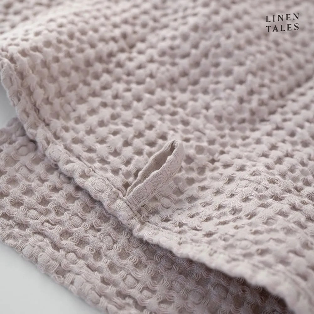 Svetloružové uteráky a osušky v súprave 3 ks Honeycomb - Linen Tales