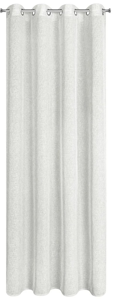 ZÁVES NA KRÚŽKOCH ANGELICA 140X250 CM KRÉMOVÁ