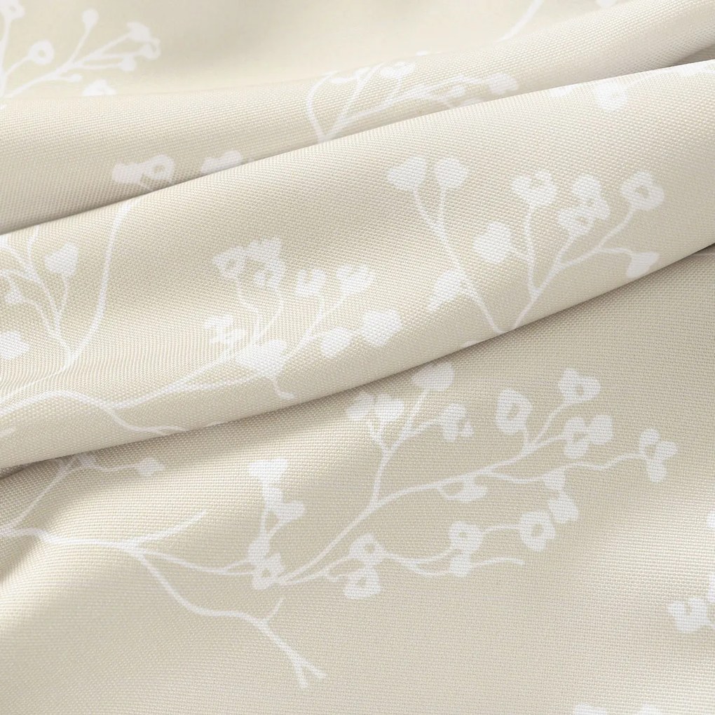 Goldea teflónová látka na obrusy - popínavé rastliny 160 cm