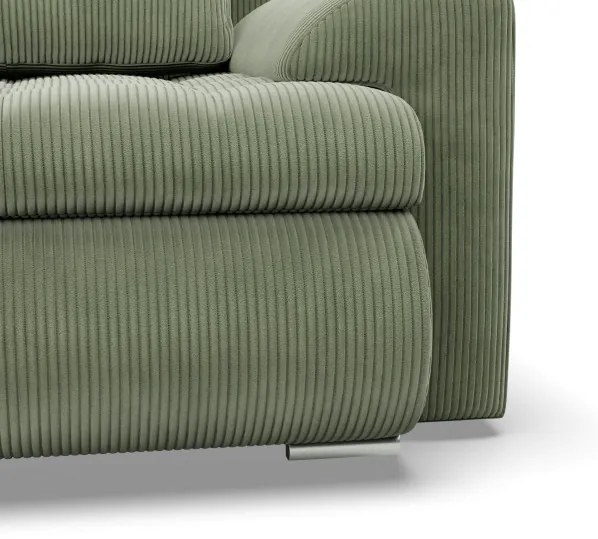 Trojmiestna rozkladacia sedačka FORESTA svetlozelená