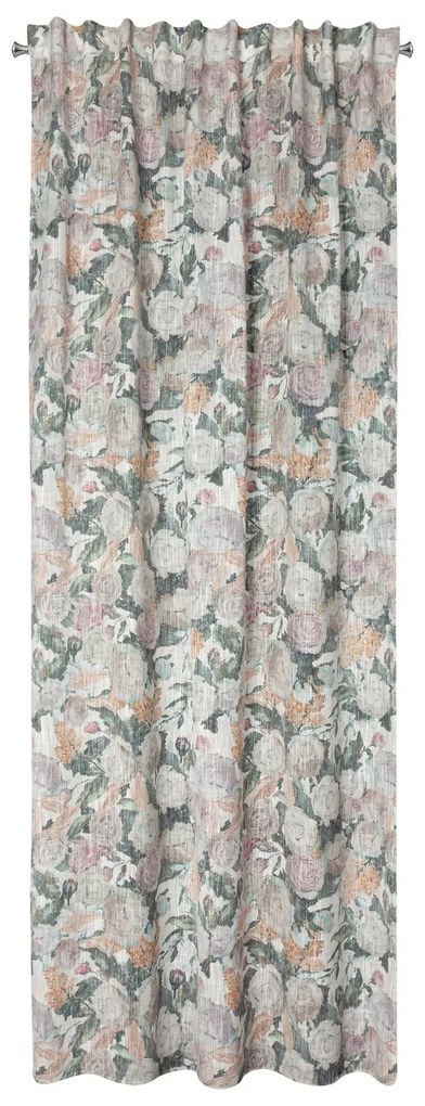 ZÁVES NA PÁSKE IRMA 140X270 CM VZOROVANÁ