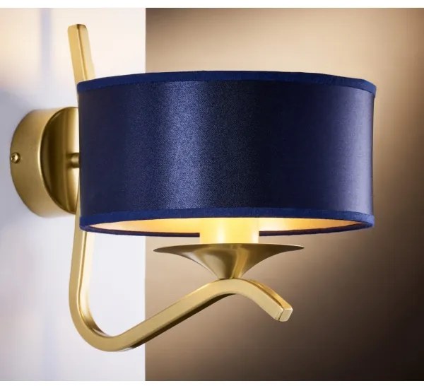 Jupiter 2115 - Nástenné svietidlo KASZMIR 1xE27/15W/230V modré/zlaté