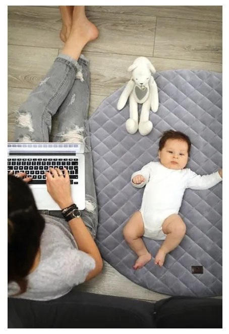 Hracia podložka Sleepee Royal baby Playing Mat sivá