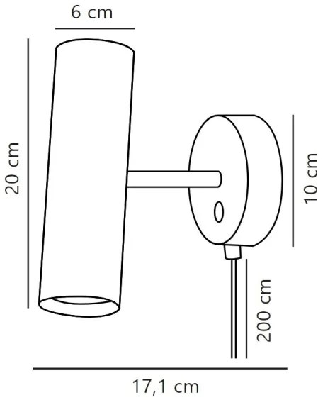DFTP by Nordlux - Nástenné bodové svietidlo MIB 1xGU10/8W/230V biela