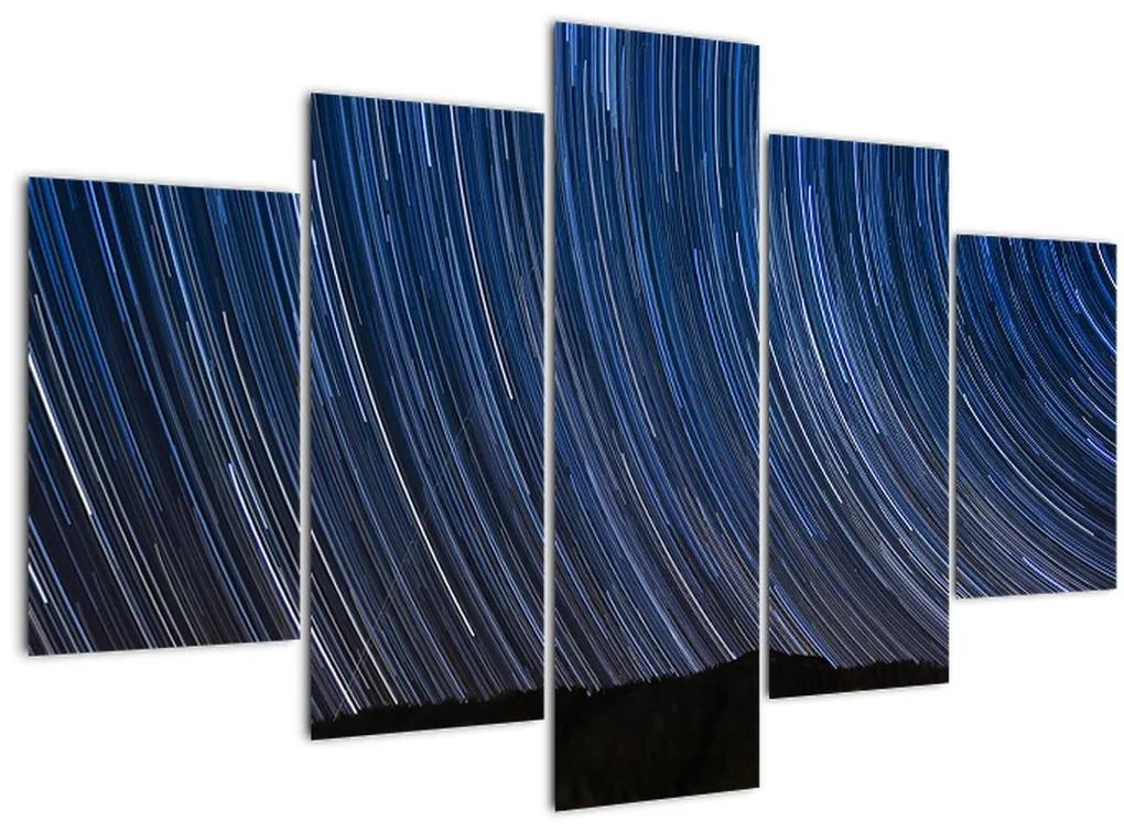Obraz nočných hviezd a oblohy (150x105 cm)