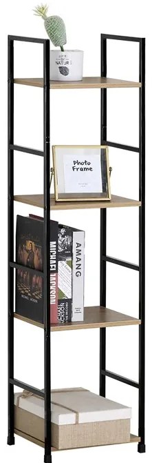 Autronic BONTEC Regál, mdf, hnedá, GD-214 OAK Farba: Hnedá