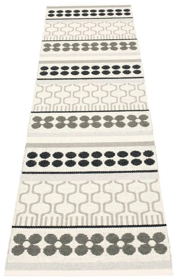 Sivo-krémový vnútorný a vonkajší behúň 70x270 cm Asta Warm Grey – Pappelina