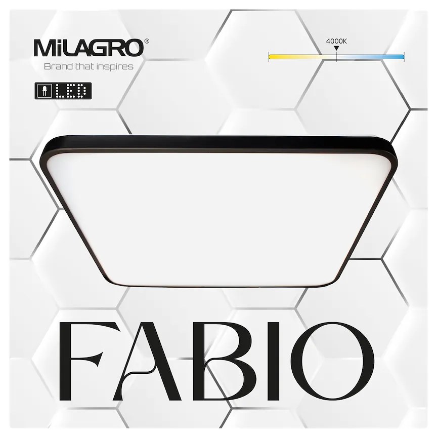 Stropné LED svietidlo Fabio, 1x LED 35w, 4000k, b