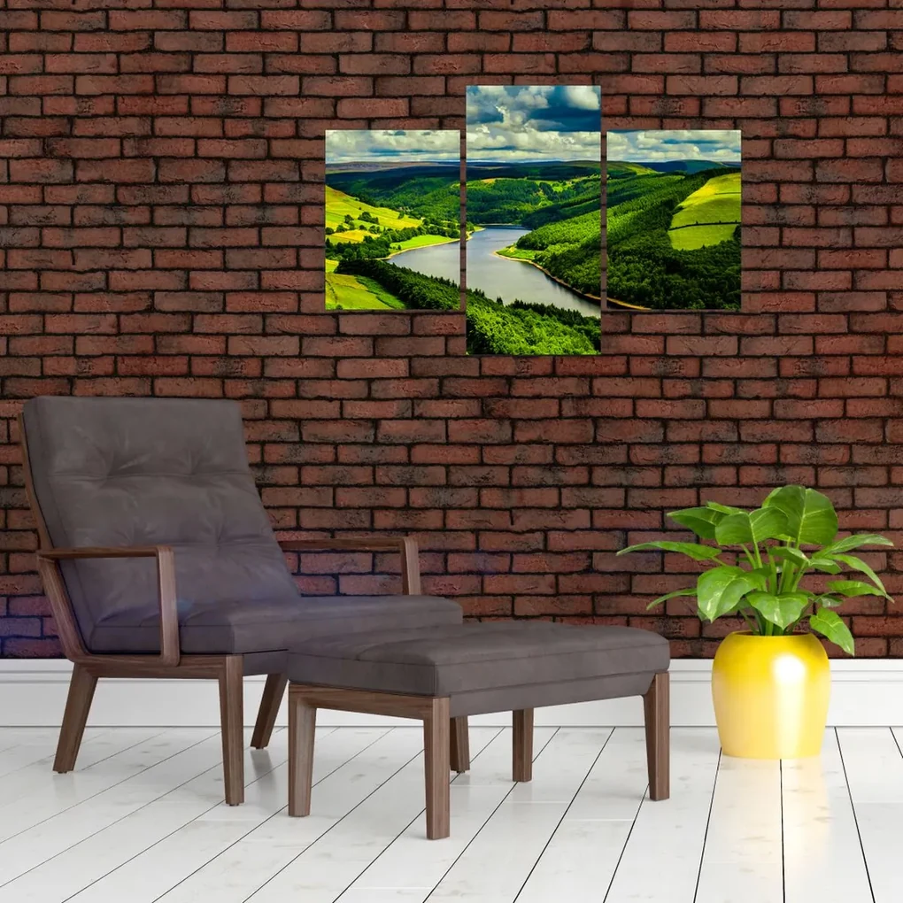 Obraz - Zelená krajina (90x60 cm)