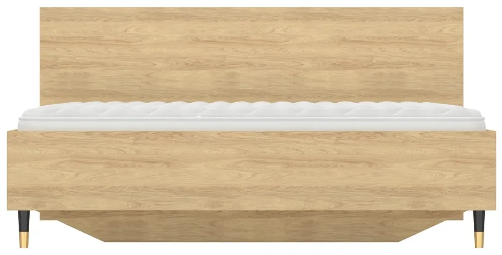 Posteľ LUX 160x200 dub hickory