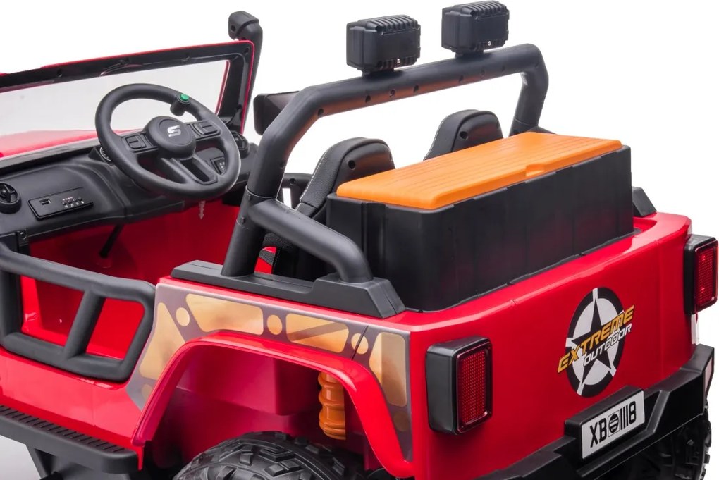 Ramiz Vozidlo Jeep Monster Červená