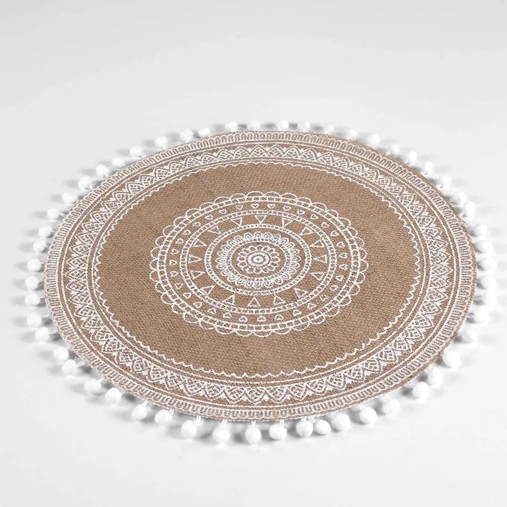 Jutové prestieranie ø 38 cm Renata – douceur d'intérieur