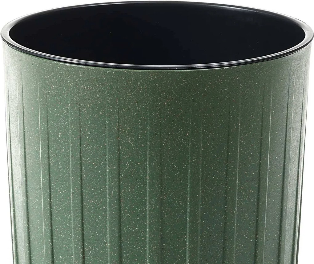 PLASTOVÝ KVETINÁČ STRIPPED ECO 51X30 CM ZELENÁ