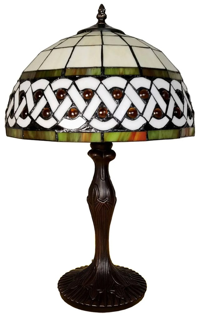 Stolová lampa 5LL-6153; Ø 31 cm Tiffany štýl