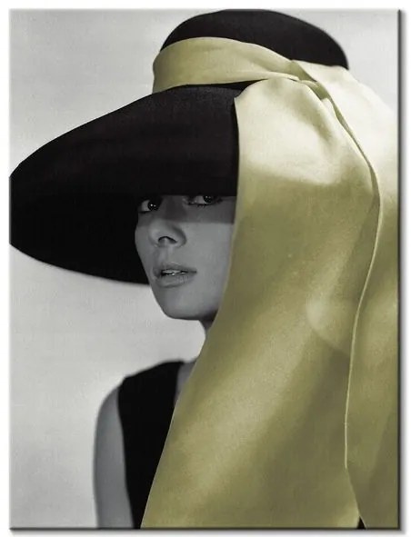 Art Group Obraz na plátne Audrey Hepburn Hat Rozmery: 60 x 80 cm