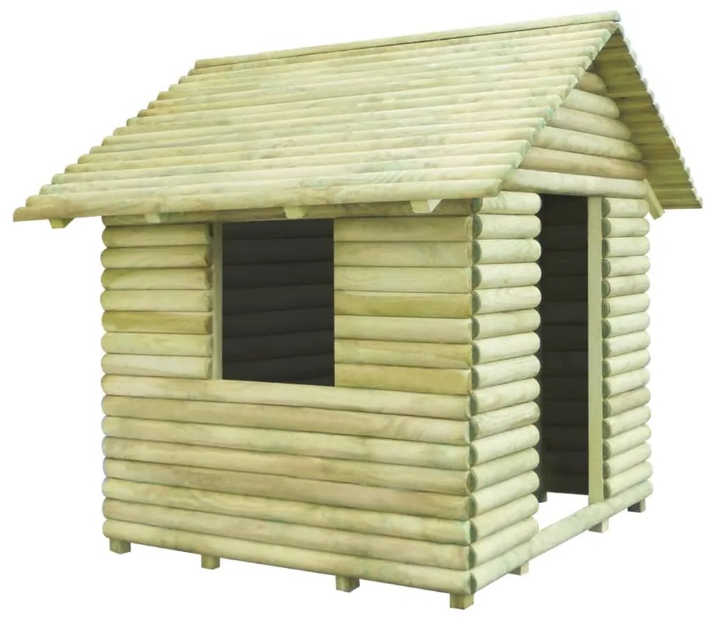 vidaXL Detský domček, impregnované borovicové drevo, 167x150x151 cm