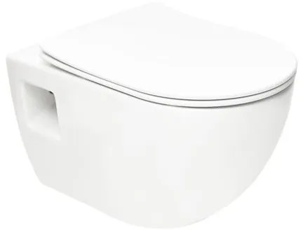 WC závesné SAT Project vrátane dosky softclose, zadný odpad SATWCPRO010RREXP