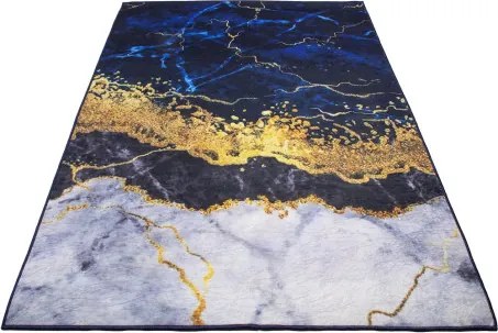 Koberec MILANO 40014-01 modrý / sivý