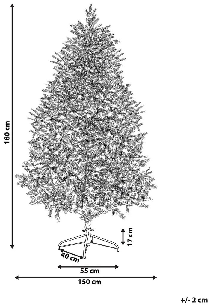 Vianočný stromček 180 cm Fergus (ružová). Vlastná spoľahlivá doprava až k Vám domov. 1078852