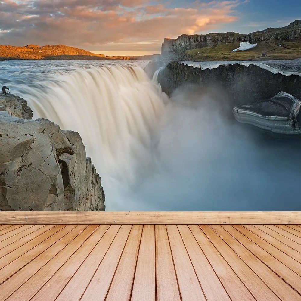 Fototapeta Vliesová Vodopád dettifoss 152x104 cm