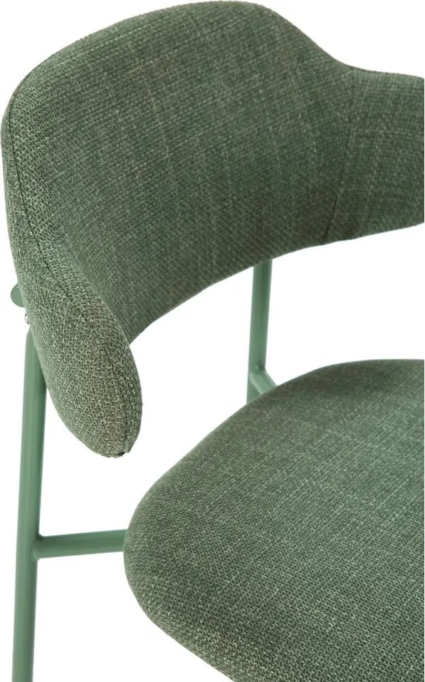 Zelené jedálenské stoličky v súprave 4 ks Adriel – Marckeric