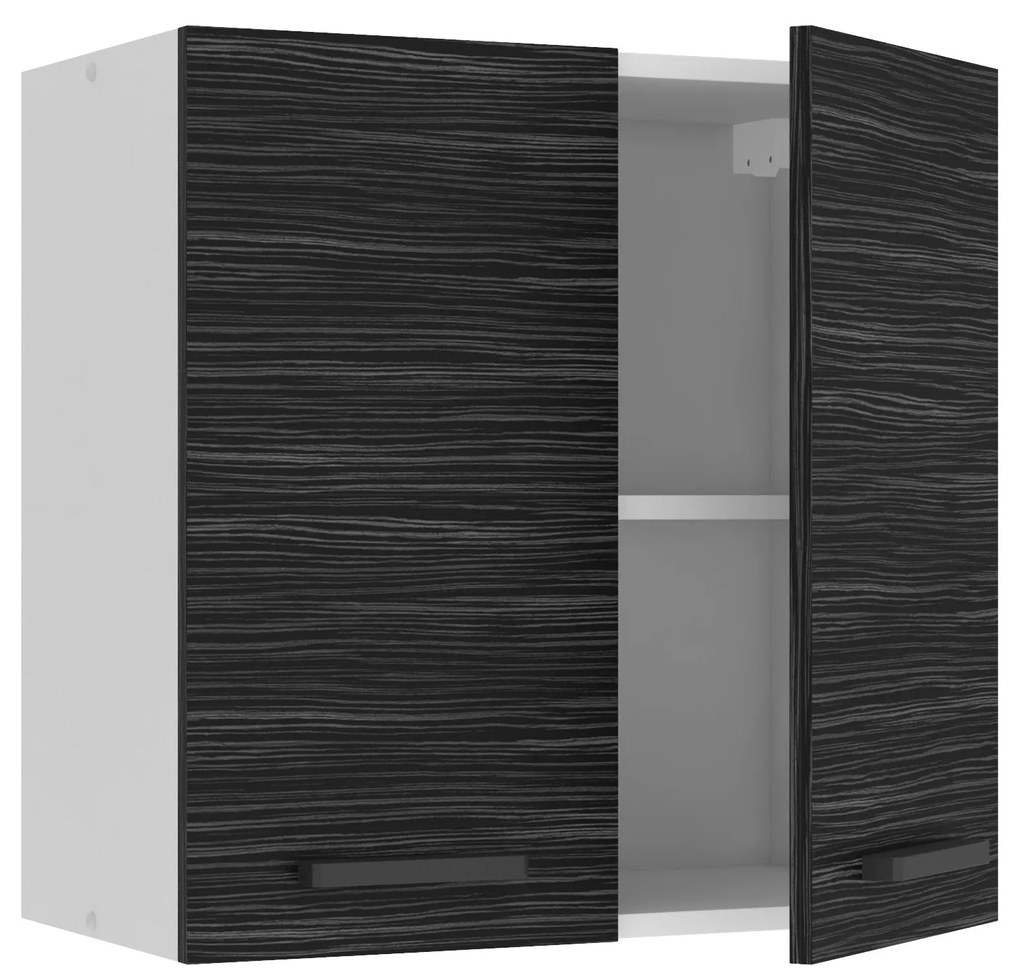 Kuchynská skrinka Belini Premium Full Version horná 60 cm eben kráľovský