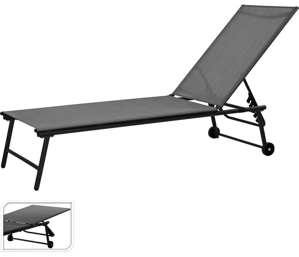 Polohovacie ležadlo Marcus, 185 x 57 x 31 cm