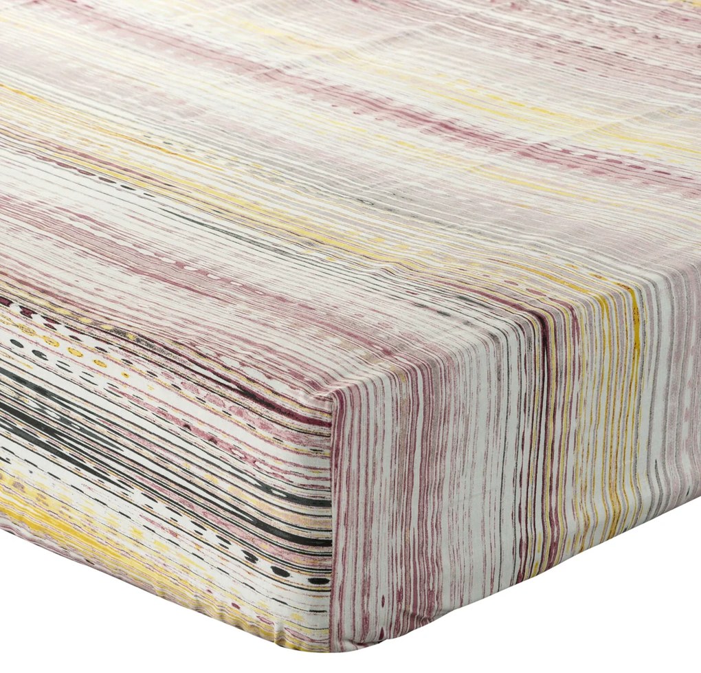 MAKOSATÉNOVÉ PRESTIERADLO S GUMOU PRINT 160X200X30 CM VZOROVANÁ