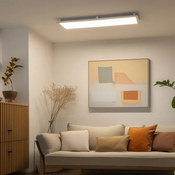 Eglo 32734 - LED RGBW stmievateľný povrchový panel SALOBRENA-C 34W/230V biela + diaľkový ovládač