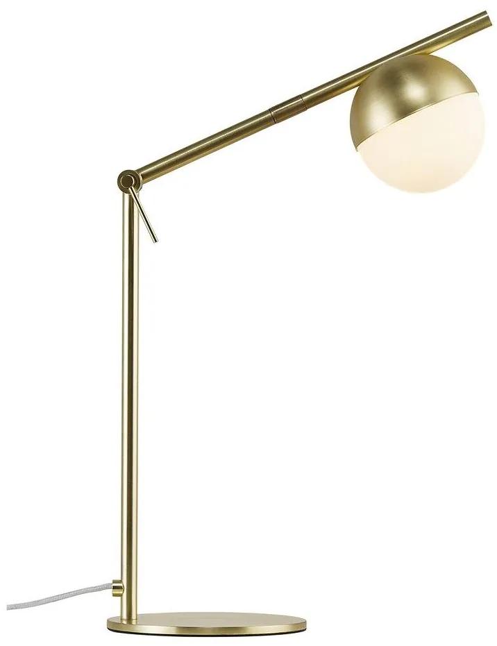 CONTINA | dizajnová stolná lampa Farba: Mosadz