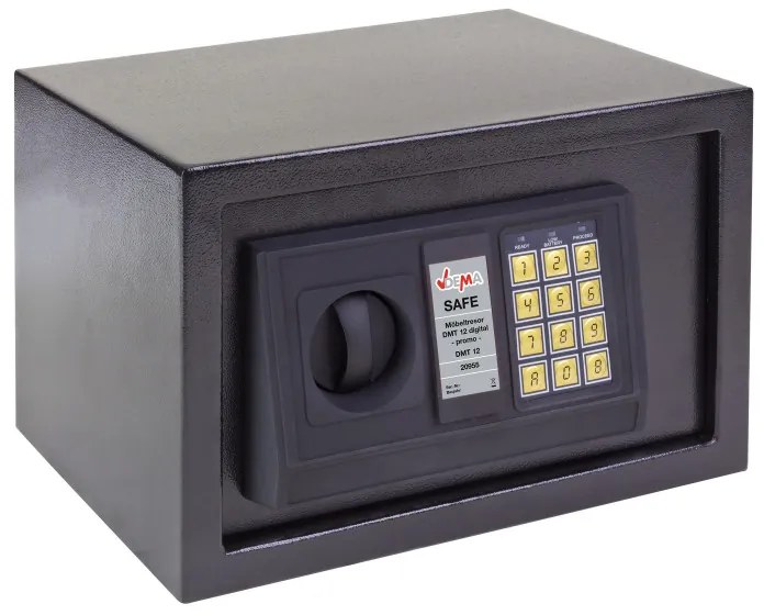 DEMA Digitálny trezor 31x20x20 cm DMT 12 litrov