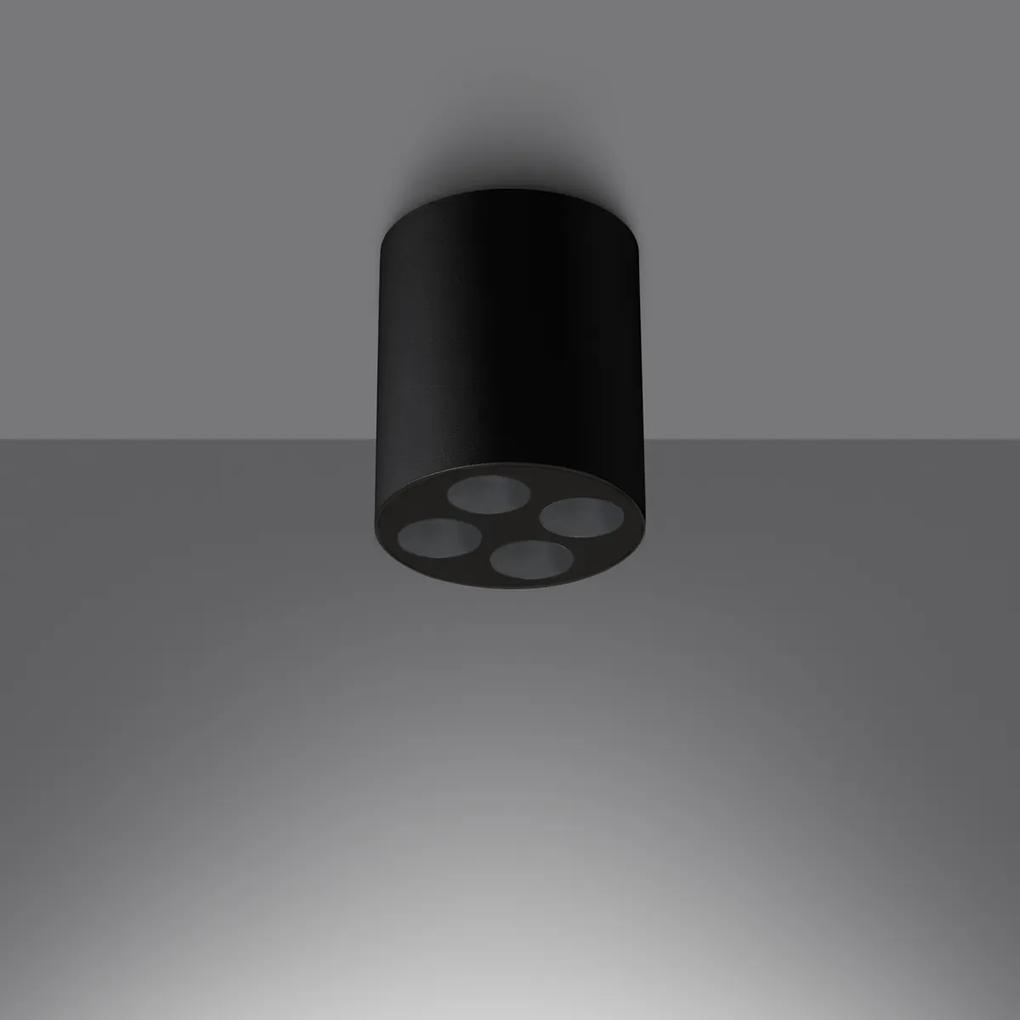 Stropné svietidlo ZOE čierne LED