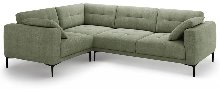 Zelená rohová pohovka (ľavý roh/do L) Bemy – Micadoni