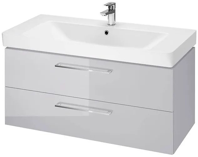 Cersanit - SET B332 LARA MILLE 100cm (SKRINKA + UMÝVADLO), šedá, S801-332-DSM