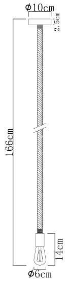 Globo 69029H - Luster na lanku ULLEU 1xE27/60W/230V