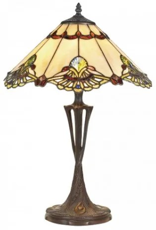 Vitráž lampa do spálne GOLD 60*Ø40