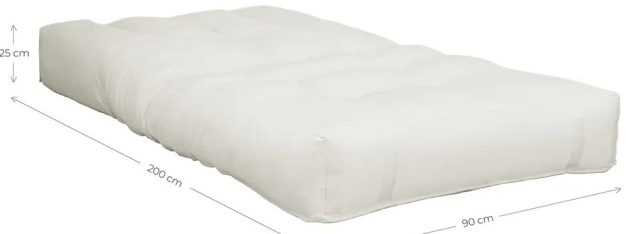 Rozkladacie kreslo so svetlobéžovým poťahom Karup Design Hippo Natural