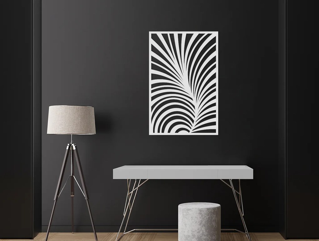 drevko Moderný obraz List Rozmer obrazu: 44,5 x 29,5 cm, Farba dekorácie: Čierna