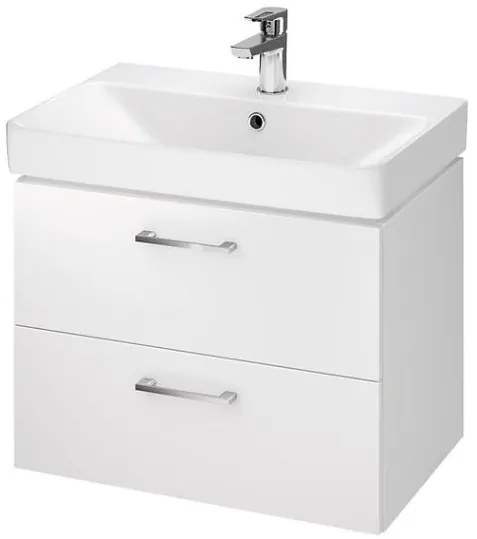 Cersanit - SET B279 LARA MILLE SLIM 60 (SKRINKA + UMÝVADLO), Biela, S801-318-DSM