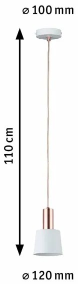 Paulmann 79656 - 1xE14/20W Luster na lanku NEORDIC HALDAR 230V