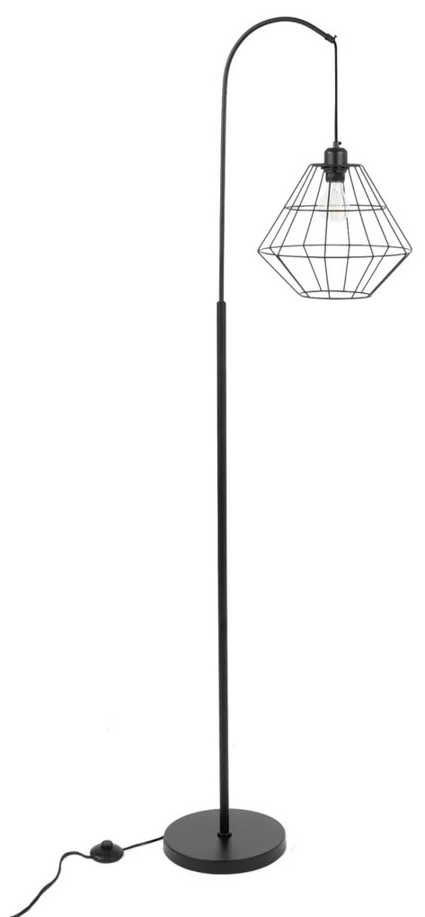 Stojacia lampa APP538-1F čierna